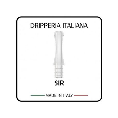 DRIPPERIA ITALIANA - DRIP TIP SIR KIWI & M1 POD EDITION - CLEAR PC