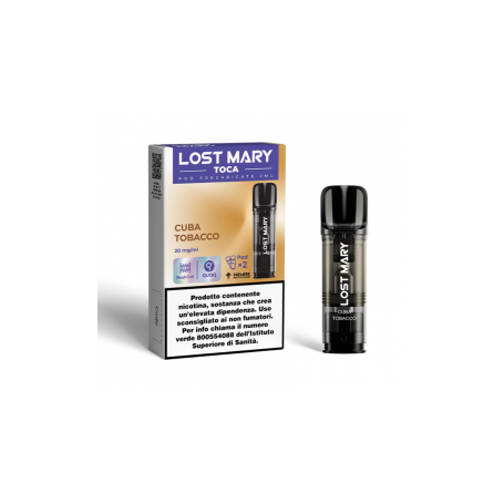 LOST MARY - TOCA AIR - RICARICHE USA E GETTA - CUBA TOBACCO