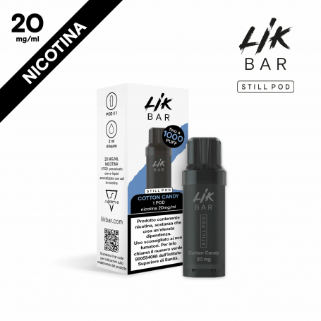 LIK BAR STILL - RICARICA USA E GETTA - COTTON CANDY