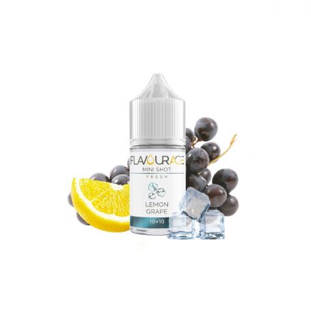 FLAVOURAGE - Mini Mix&Vape 10ml - LEMON GRAPE - FRESH