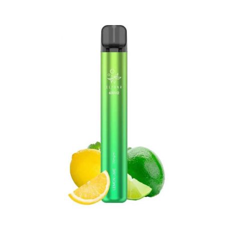 ELFBAR 600 V2 - POD USA E GETTA - LEMON LIME