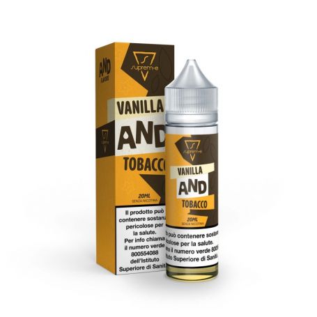 SUPREM-E - Mix&Vape 20ml - VANILLA AND TOBACCO