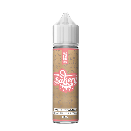 RELOAD VAPE - Mix&Vape 20ml - PAN DI SPAGNA CREMA CHANTILLY E PESCA - Backery Drip