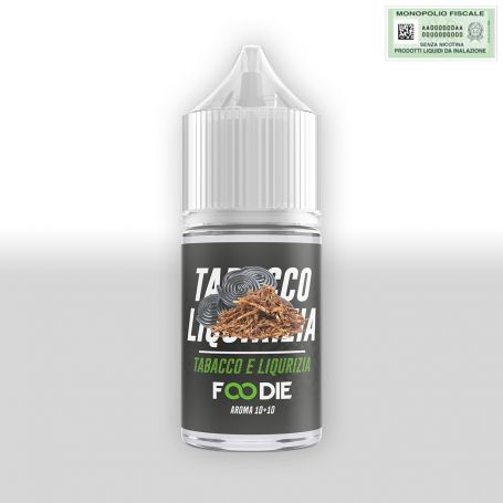 QR - Mini Mix&Vape 10ml - TABACCO E LIQUIRIZIA - Foodie