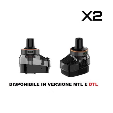 VAPORESSO - Pod Vuota di Ricambio per Armour G/GS DTL - 2 Pezzi