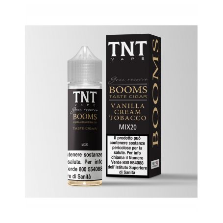 TNT VAPE - Mix&Vape 20ml - BOOMS VANILLA CREAM TOBACCO GRAN RESERVE