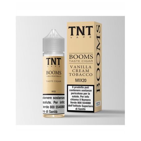 TNT VAPE - Mix&Vape 20ml - BOOMS VANILLA CREAM TOBACCO