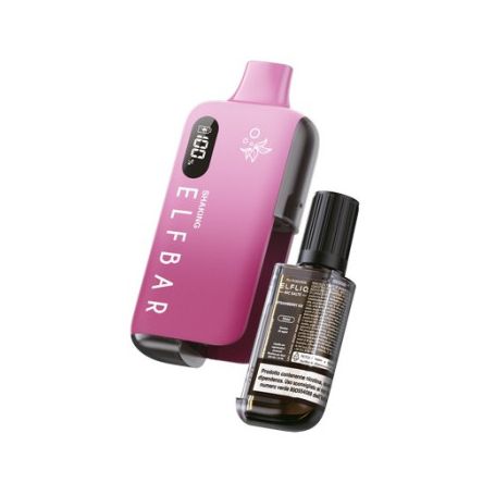 ELFLIQ EB6000 - SHAKING Starter Kit + Liquido Pronto - STRAWBERRY ICE 10ml