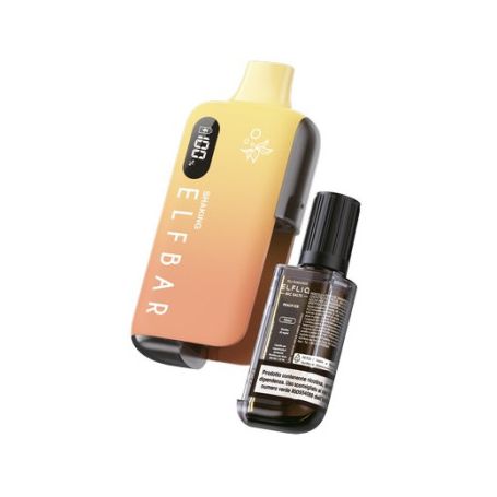 ELFLIQ EB6000 - SHAKING Starter Kit + Liquido Pronto - PEACH ICE 10ml