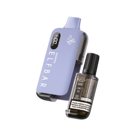 ELFLIQ EB6000 - SHAKING Starter Kit + Liquido Pronto - BLUE RAZZ LEMONADE 10ml