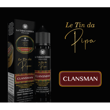 LA TABACCHERIA - Mix&Vape 20ml - CLANSMAN - Le Tin da Pipa