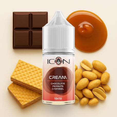 ICON - Mini Mix&Vape 10ml – CHOCOLATE PEANUTS CARAMEL - Cream