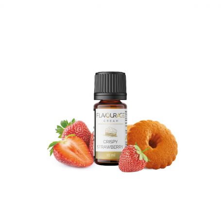 FLAVOURAGE - Aroma 10ml Concentrato - CRISPY STRAWBERRY - CREAM