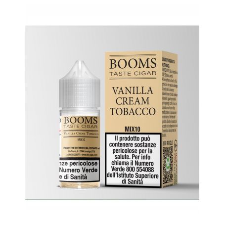 TNT VAPE - Mini Mix&Vape 10ml - BOOMS VANILLA CREAM TOBACCO