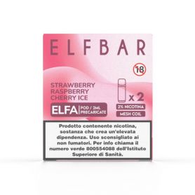 ELFA - RICARICHE USA E GETTA - STRAWBERRY RASPBERRY CHERRY ICE