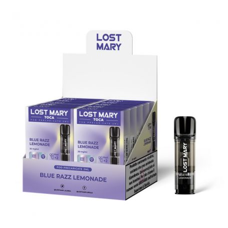 LOST MARY - TOCA AIR - RICARICHE USA E GETTA - BLUE RAZZ LEMONADE