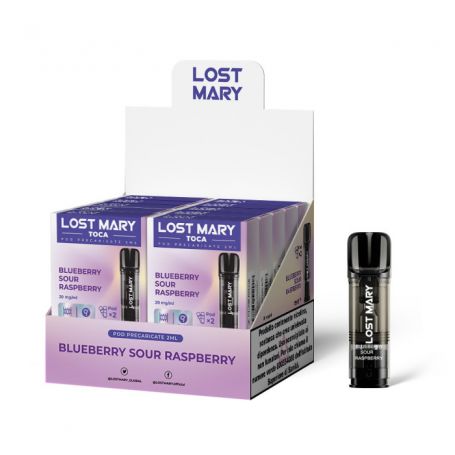LOST MARY - TOCA AIR - RICARICHE USA E GETTA - BLUEBERRY SOUR RASPBERRY