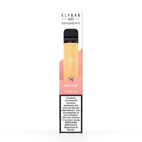 ELFBAR E600 - POD USA E GETTA - PEACH ICE