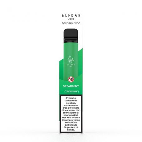 ELFBAR E600 - POD USA E GETTA - SPEARMINT
