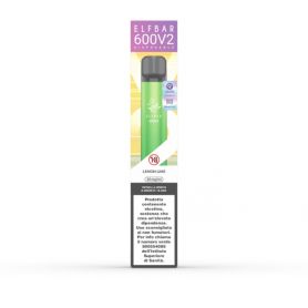 ELFBAR 600 V2 - POD USA E GETTA - LEMON LIME