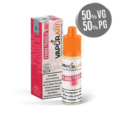 VAPORART - Mini Mix&Vape 10ml - PANNA FRAGOLA ICE