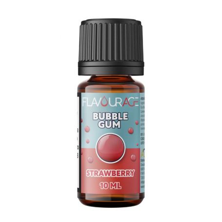 FLAVOURAGE - Aroma 10ml Concentrato - STRAWBERRY - BUBBLE GUM