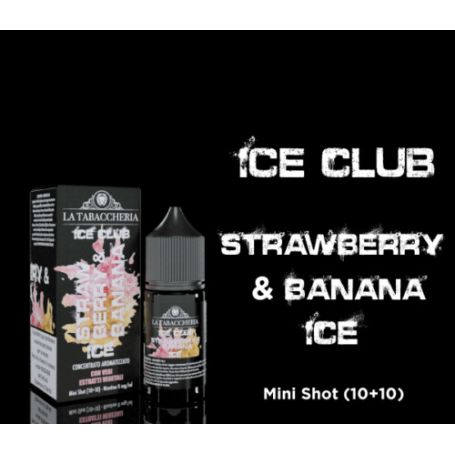 LA TABACCHERIA - Mini Mix&Vape 10ml - STRAWBERRY & BANANA ICE - Ice Club