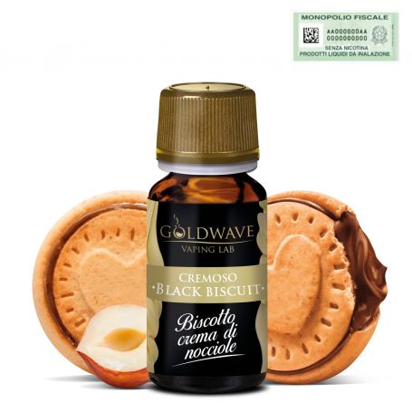 GOLDWAVE - Aroma 10ml Concentrato - BLACK BISCUIT