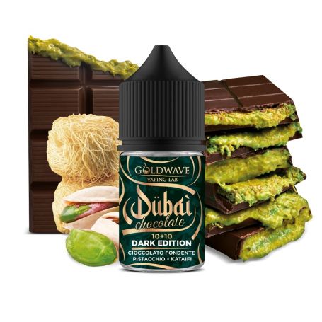 GOLDWAVE - Mini Mix&Vape 10ml - DARK EDITION - Dubai Chocolate