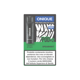 ONIQUE - WAVI Pod Precaricata 2ml - SPEARMINT 20mg/ml (2 pezzi)