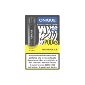 ONIQUE - WAVI Pod Precaricata 2ml - PINEAPPLE ICE 20mg/ml (2 pezzi)