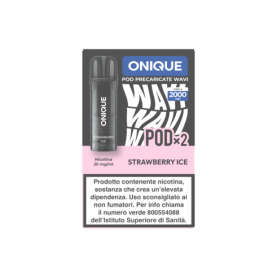 ONIQUE - WAVI Pod Precaricata 2ml - STRAWBERRY ICE 20mg/ml (2 pezzi)
