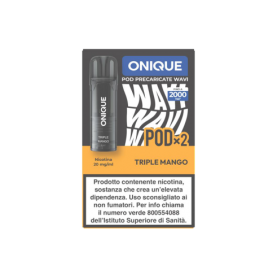 ONIQUE - WAVI Pod Precaricata 2ml - TRIPLE MANGO 20mg/ml (2 pezzi)