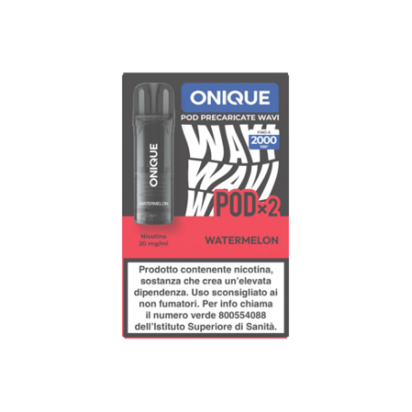 ONIQUE - WAVI Pod Precaricata 2ml - WATERMELON 20mg/ml (2 pezzi)