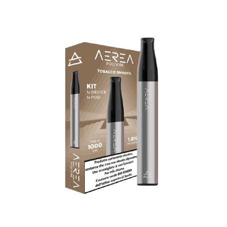 AEREA - VIBE Starter Kit 550mAh - TOBACCO SMOOTH - SILVER