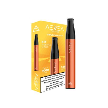 AEREA - VIBE Starter Kit 550mAh - TRIPLE MANGO ICE - ORANGE