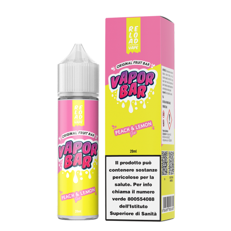 RELOAD VAPE - Mix&Vape 20ml - PEACH LEMON ICE - Vaporbar