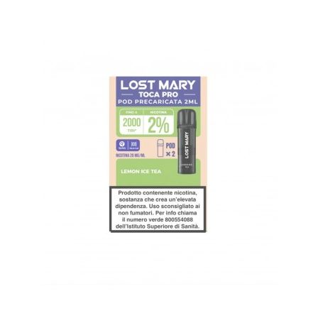 LOST MARY - TOCA PRO - RICARICHE USA E GETTA - LEMON ICE TEA