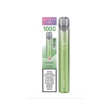 ELFBAR EB1000 - POD USA E GETTA - SPEARMINT