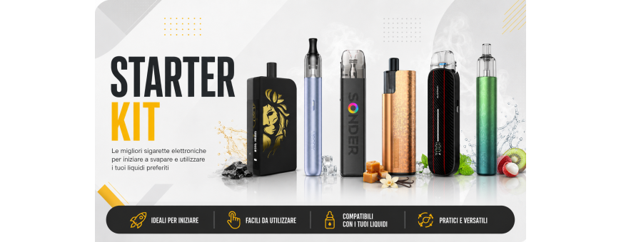 Starter Kit Sigaretta Elettronica | Kit Completi per Iniziare a Svapare