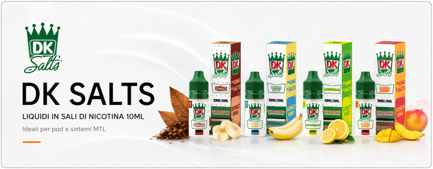 DK SALTS 10ml | Liquidi Nic Salt 10mg e 20mg